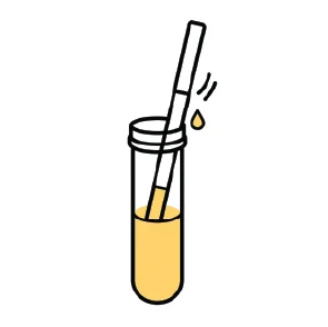 Step 7: Remove excess urine